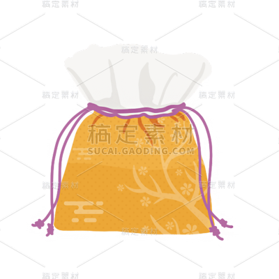 卡通感端午节锦囊元素贴纸