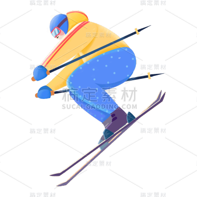 卡通感文体娱乐人物元素 