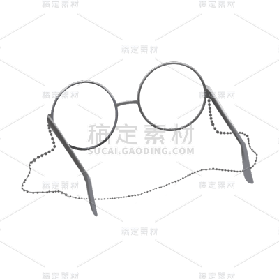 卡通感母亲节眼镜元素贴纸