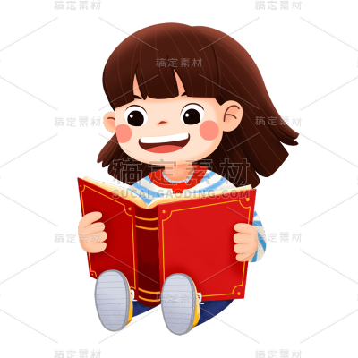 卡通感教育培训女生元素