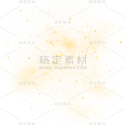 黄色发光光斑光效元素GDFXPM2302