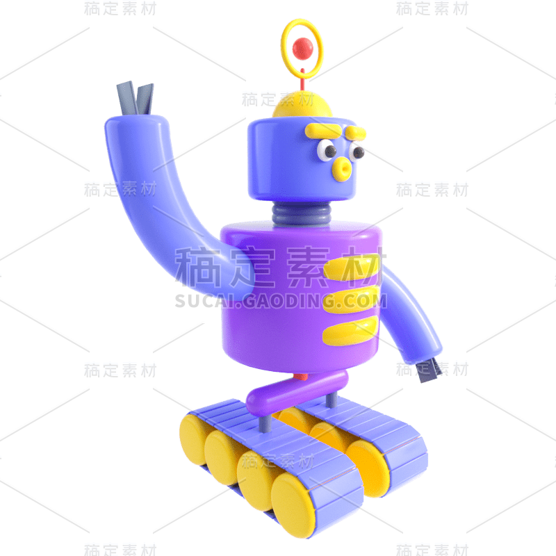 C4D-机器人