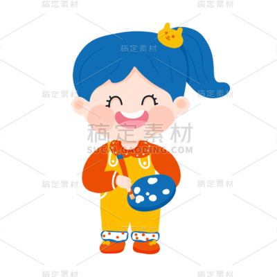 卡通感教育行业人物元素