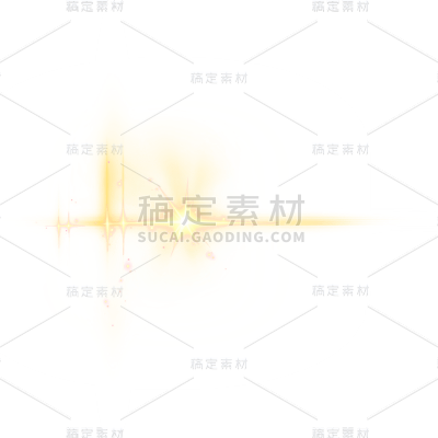 金黄色发光光效元素