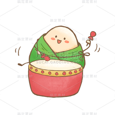端午节粽子元素贴纸
