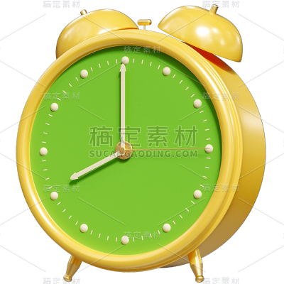 C4D-3D钟表家居元素贴纸7