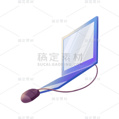 卡通感教育培训电脑元素