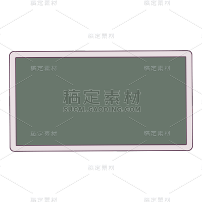 卡通感教育行业黑板元素