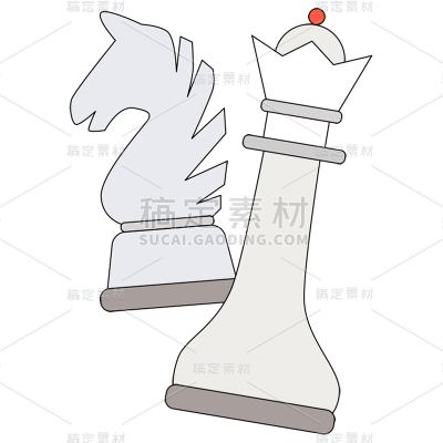 卡通感文体娱乐棋子元素 