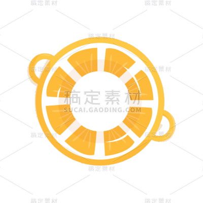 卡通感教育培训游泳圈元素