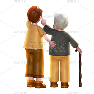 3D男士元素贴纸