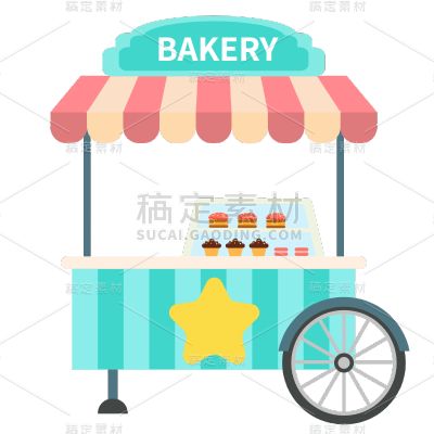 SVG-零食小推车贴纸