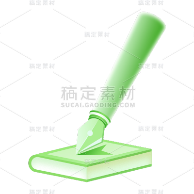 卡通感教育行业学习用品元素贴纸