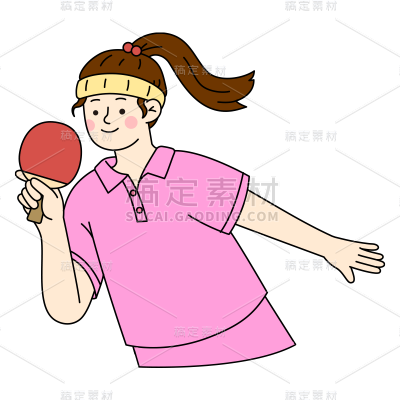 卡通感教育女生培训元素贴纸