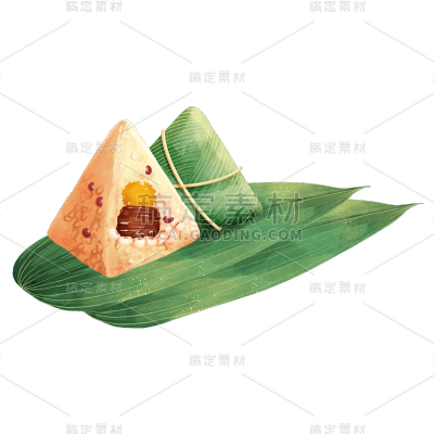 卡通感端午节粽子元素贴纸