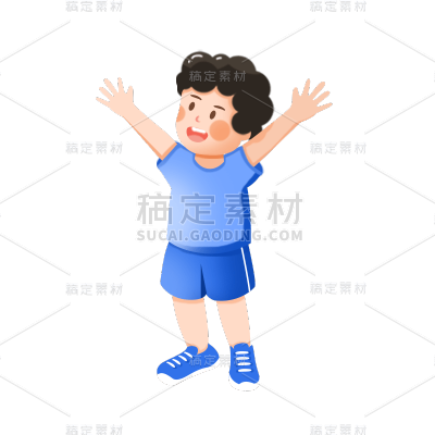 卡通感教育培训男孩元素