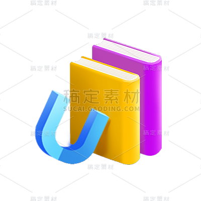 卡通感教育行业书本元素