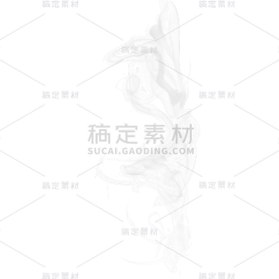 白色烟雾薄雾透明雾气迷雾云烟元素