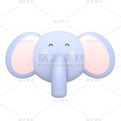C4D-C4D动物元素-大象