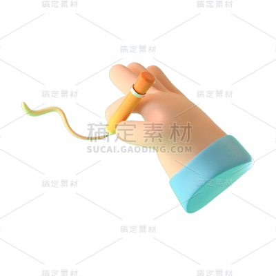 3D手元素贴纸