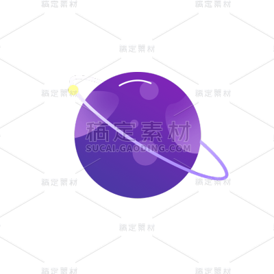 卡通感教育星球行业元素贴纸