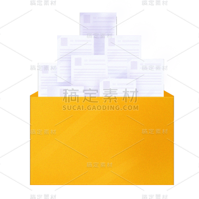卡通感金融行业纸元素