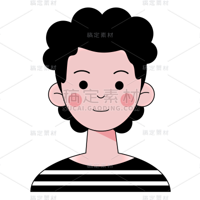 卡通感文体娱乐人物元素 