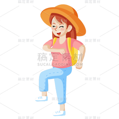 卡通感教育培训女生元素