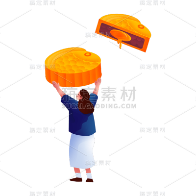 中秋节八月十五人物元素素材