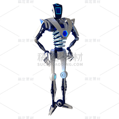 C4D-智能机器人创意贴纸