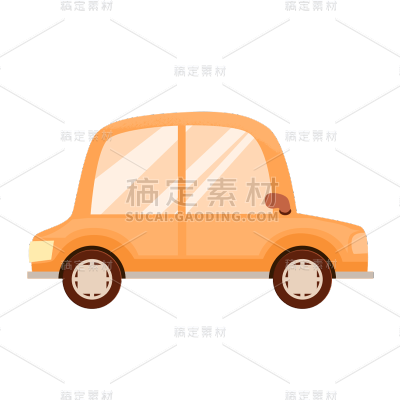 卡通感教育行车元素