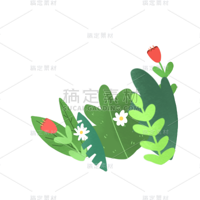 花朵元素贴纸