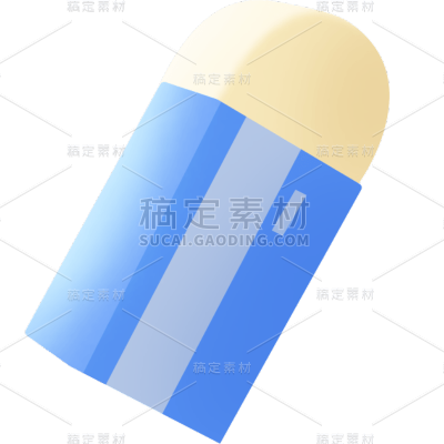 卡通感教育培训橡皮擦元素