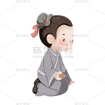 卡通感教育行业人物元素