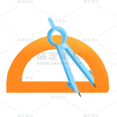 卡通感教育培训学习用品元素