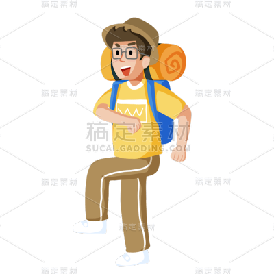 卡通感教育培训男生元素