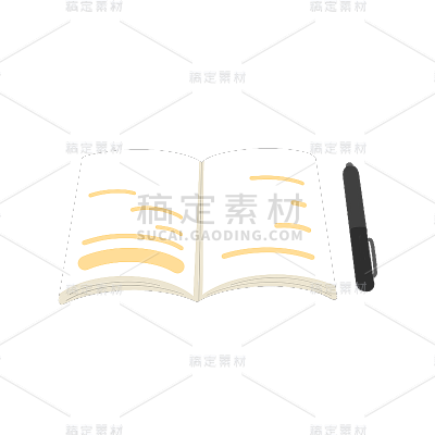卡通感教育培训书本元素