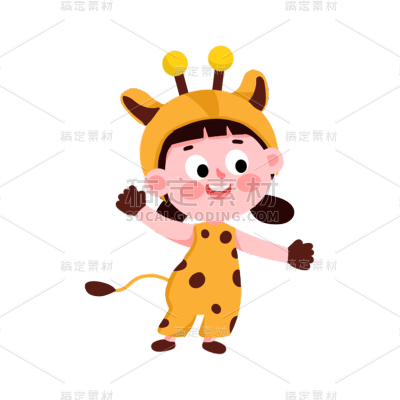 卡通感教育培训人物元素