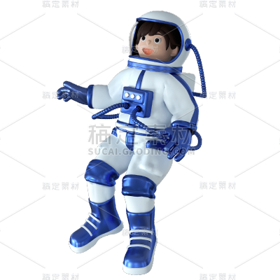 卡通感3D人物元素