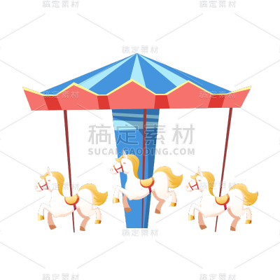 卡通感儿童节元素贴纸