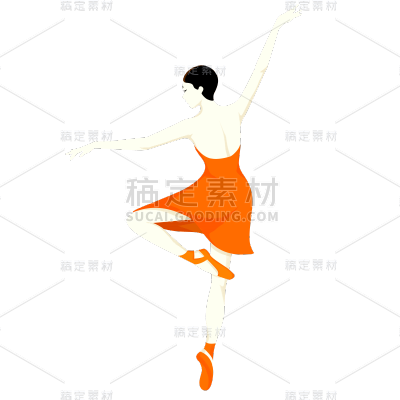 卡通感妇女节女人元素贴纸