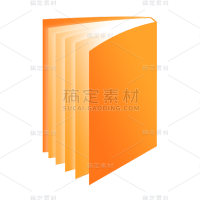 卡通感教育书本行业元素贴纸