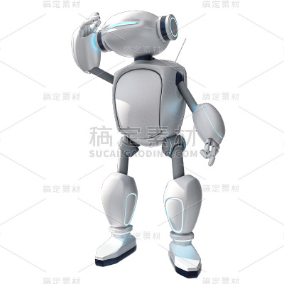 C4D-智能机器人创意贴纸