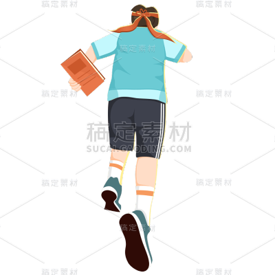 卡通感高考男生元素贴纸