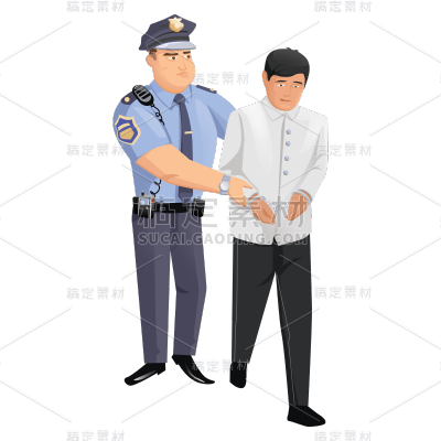 卡通感金融行业人物元素