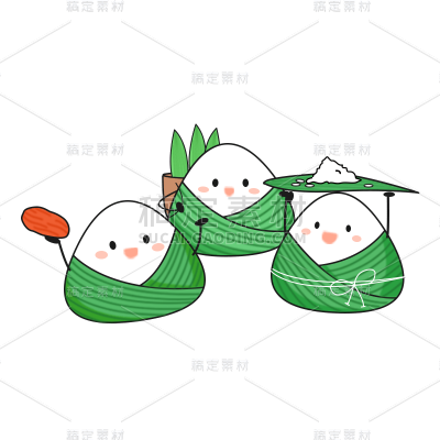 端午节粽子元素贴纸