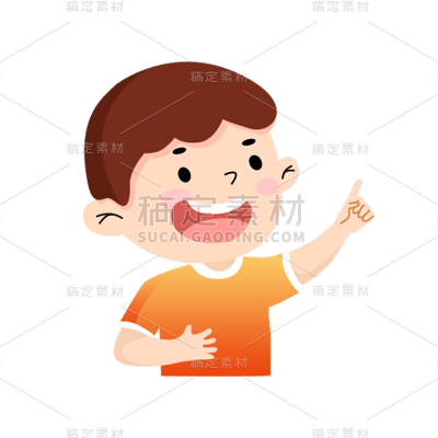 卡通感教育培训人物元素
