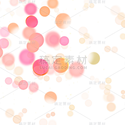 黄色橙色光点发光光效元素GDFXPM2302