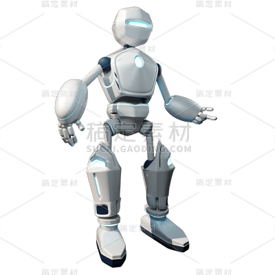 C4D-智能机器人创意贴纸