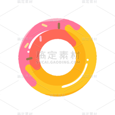 卡通感教育培训游泳圈元素